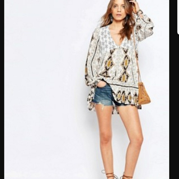 Free People Down By The Bay Tunic - Picture 3 of 7